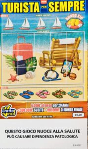 gratta e vinci; turista; 10 euro;